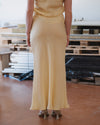 BASERANGE Linen Skirt Portugal BAS-SSDY-FL-AU25-ANA YELLOW (SKDY-SL-000)